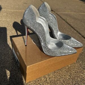 Christian Louboutin Hot Chick Specchio Glitter Heels